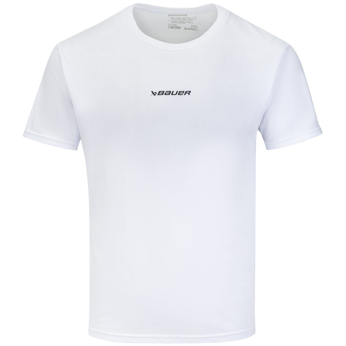 "Bauer Core Adult Short Sleeve T-Shirt in White Size Small"