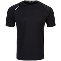"Bauer Tech Adult Short Sleeve T-Shirt in Black Size Large"
