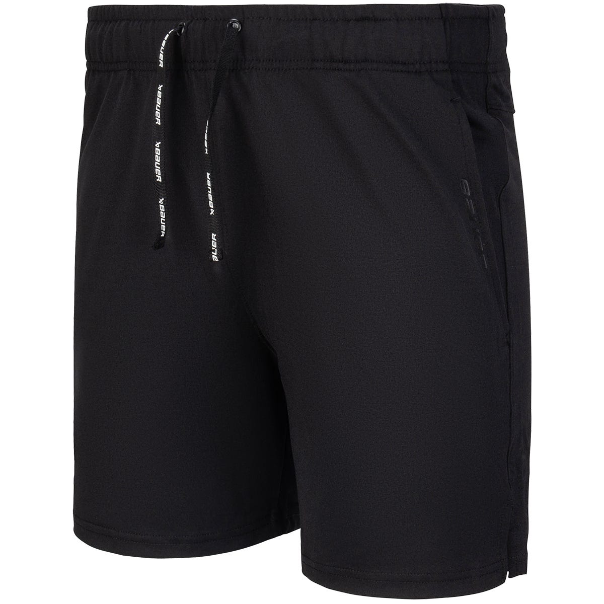 "Bauer Team Knit Adult Shorts in Black Size Small"
