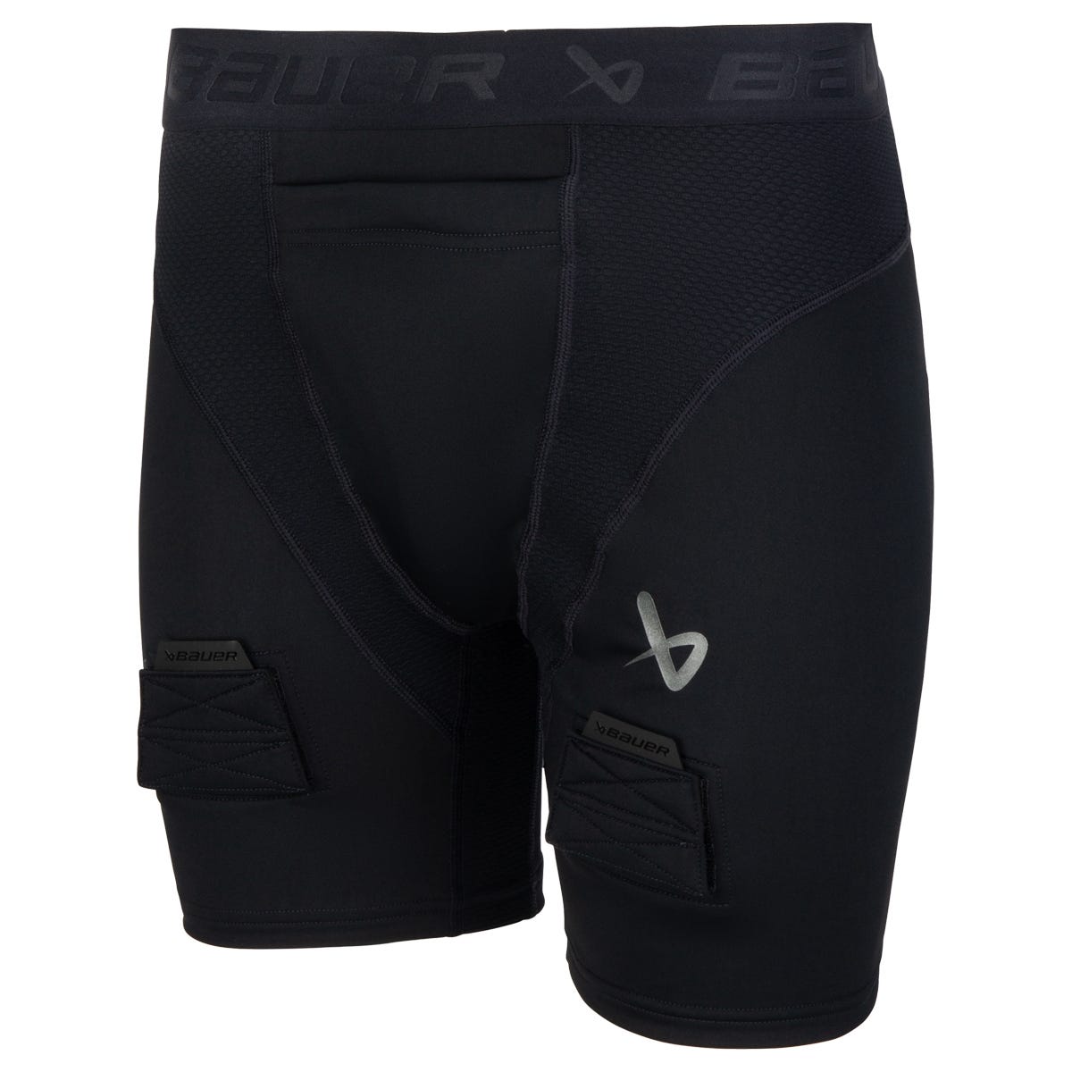 "Bauer Womens Pro Jill Shorts in Black Size 6"