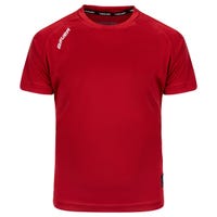 "Bauer Tech Youth Short Sleeve T-Shirt in Red Size Medium"