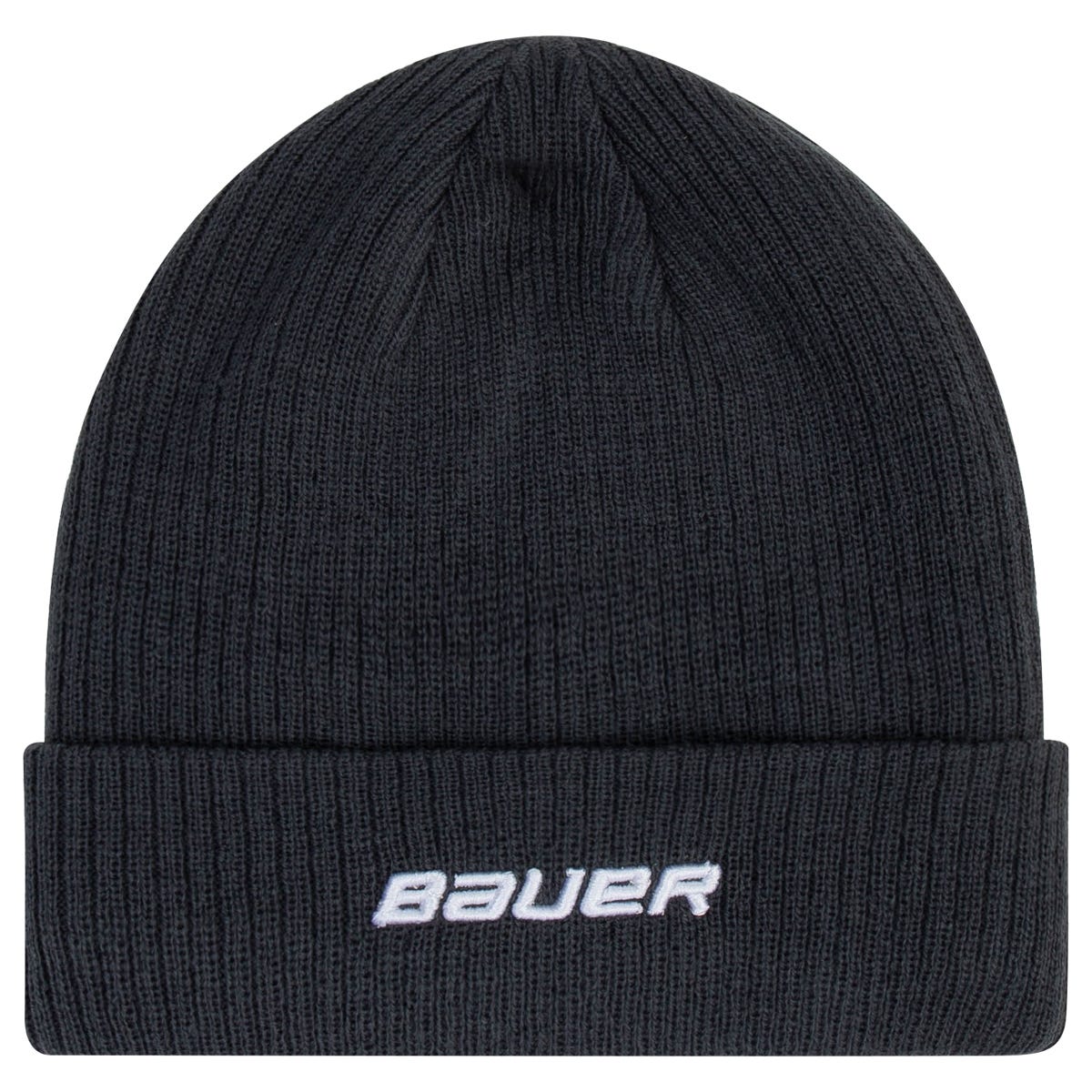 "Bauer Ribbed Toque Adult Beanie | 100% Acrylic in Grey"
