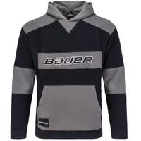 "Bauer Gamechanger Adult Pullover Hoodie in Black/Grey Size Medium"