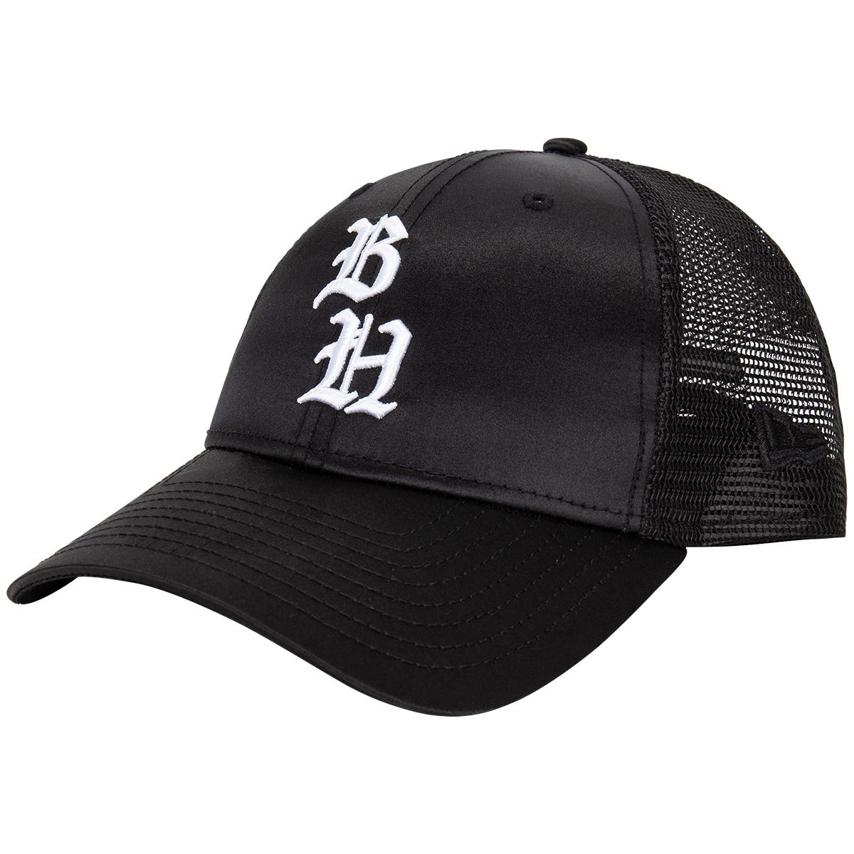 "Bauer Satin Mesh Adult Hat | 100% Polyester in Black"