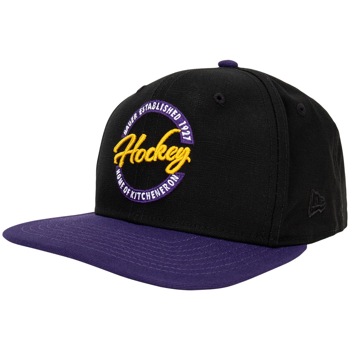 "Bauer Two Tone Original Adult Hat | 100% cotton in Black/Purple"