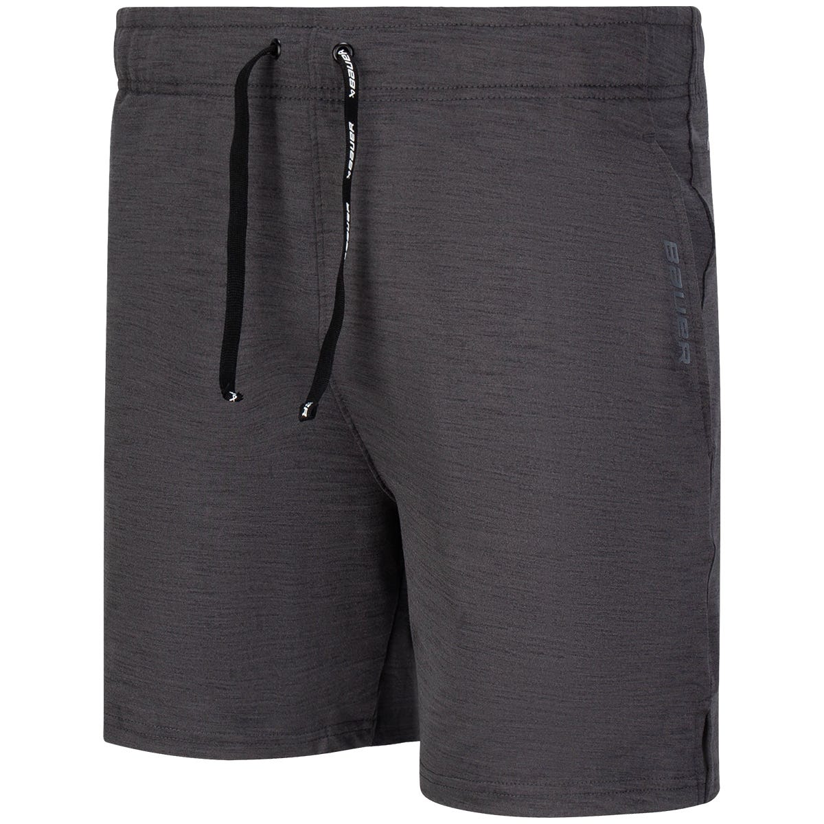 "Bauer Team Knit Adult Shorts in Grey Size Small"