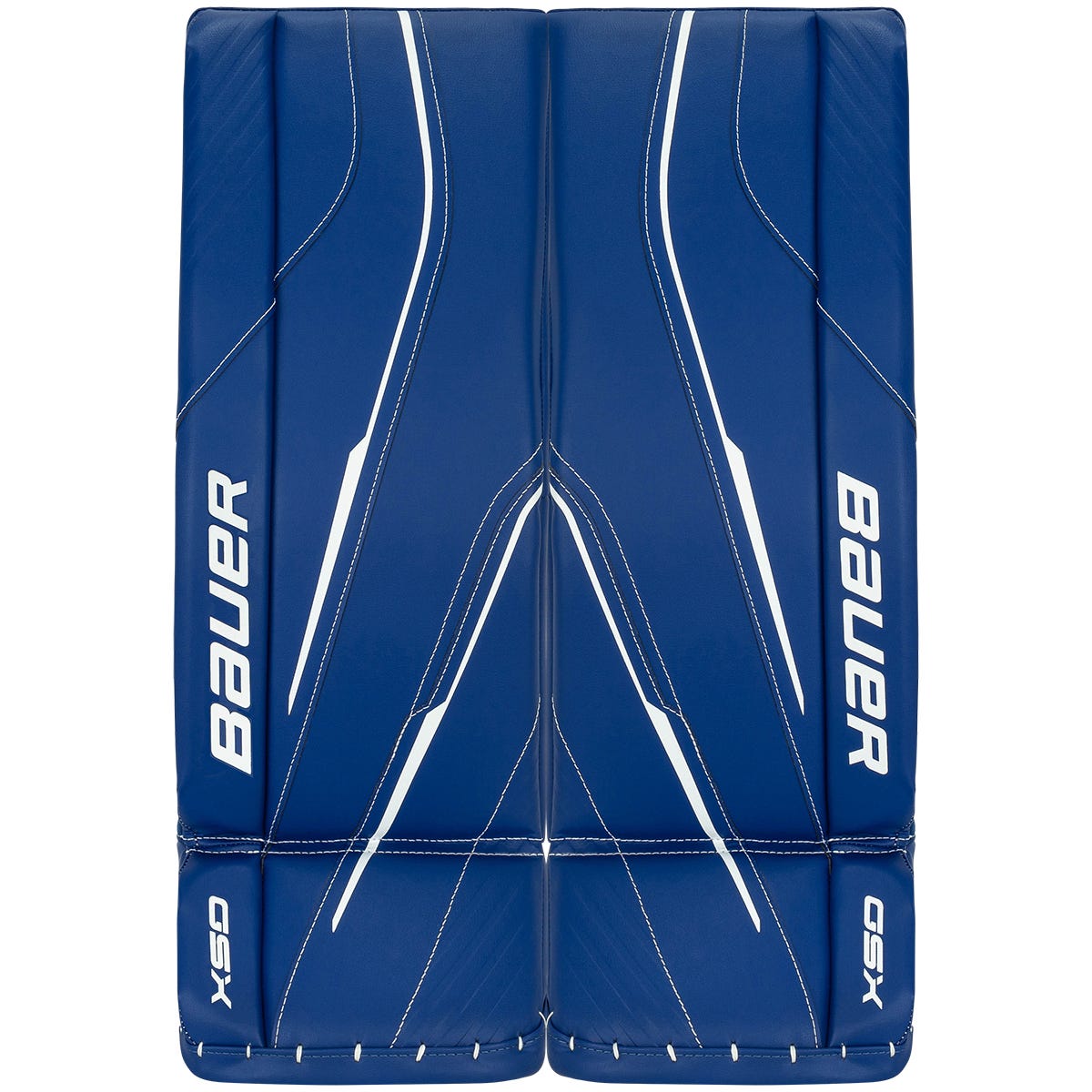 Bauer GSX Junior Goalie Leg Pads - 2023 Model in Blue Size Large