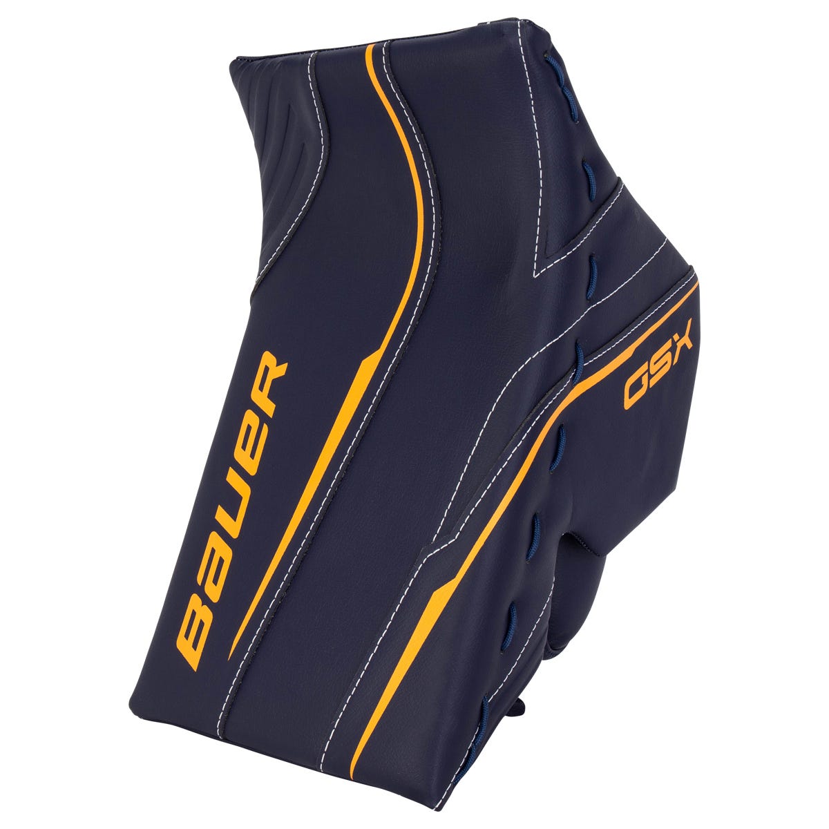 Bauer GSX Junior Goalie Blocker - 2023 Model in Navy/Gold
