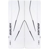 Bauer GSX Senior Goalie Leg Pads - 2023 Model in White/Navy Size Medium