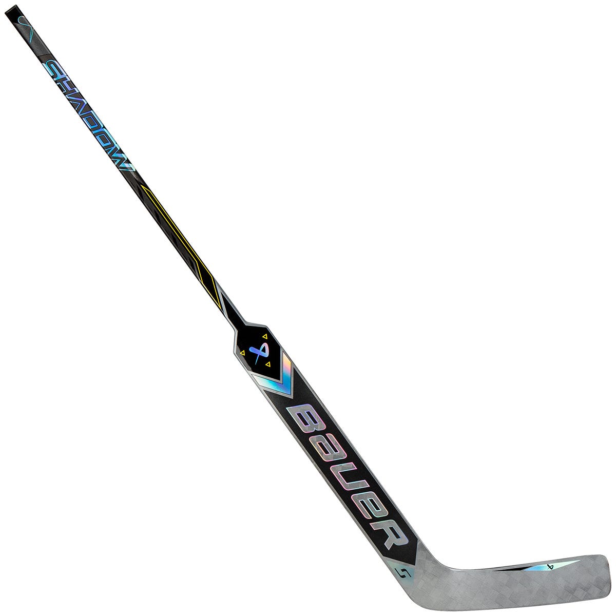 Bauer Supreme Shadow Senior Goalie Stick in Silver/Black Size 25in