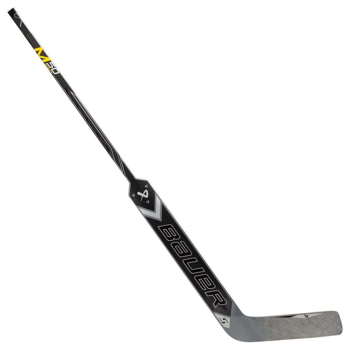 Bauer Supreme M50 Pro Senior Goalie Stick in Silver/Black Size 24in