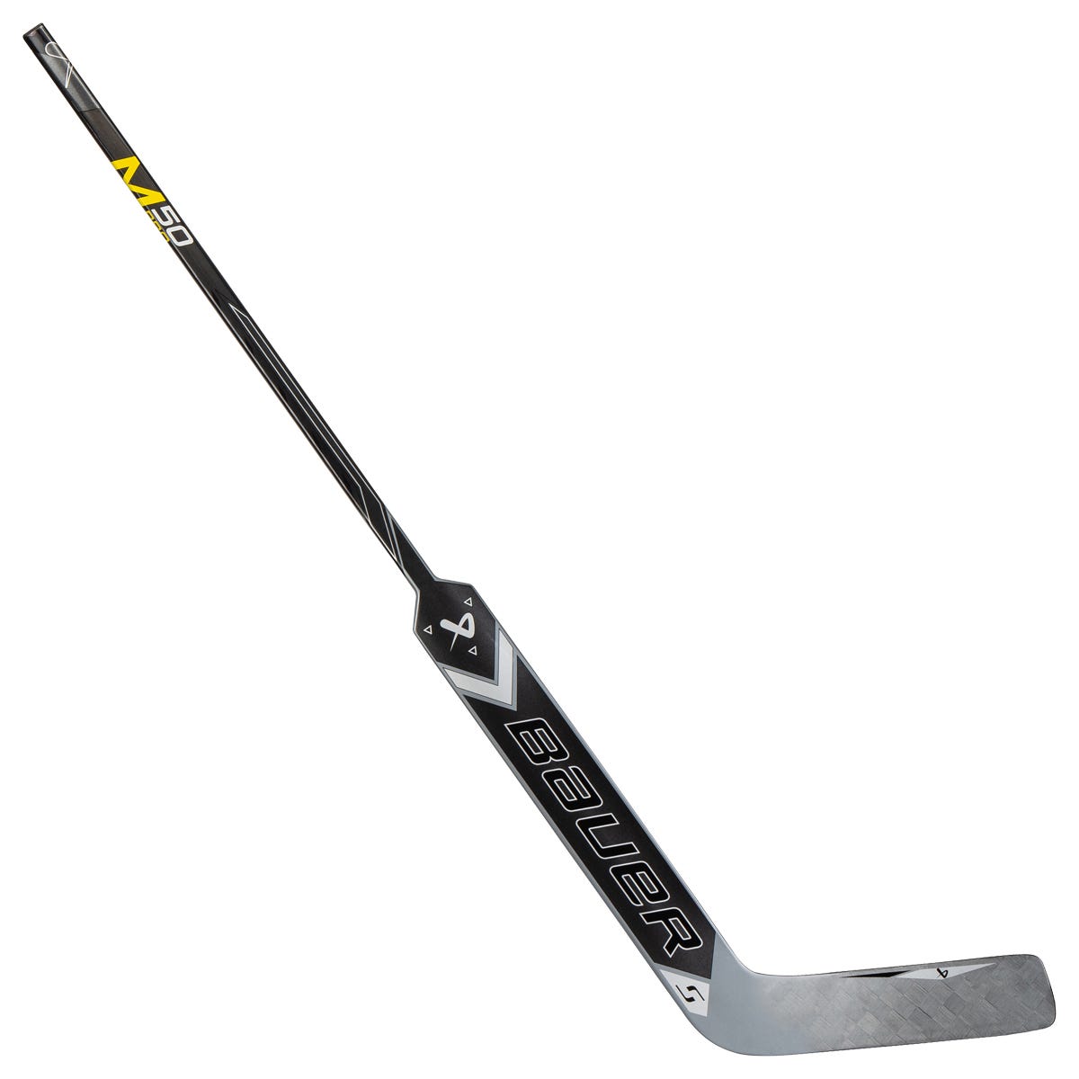 Bauer Supreme M50 Pro Intermediate Goalie Stick in Silver/Black Size 23in