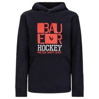 "Bauer Ultimate Youth Pullover Hoodie in Black Size X-Large"