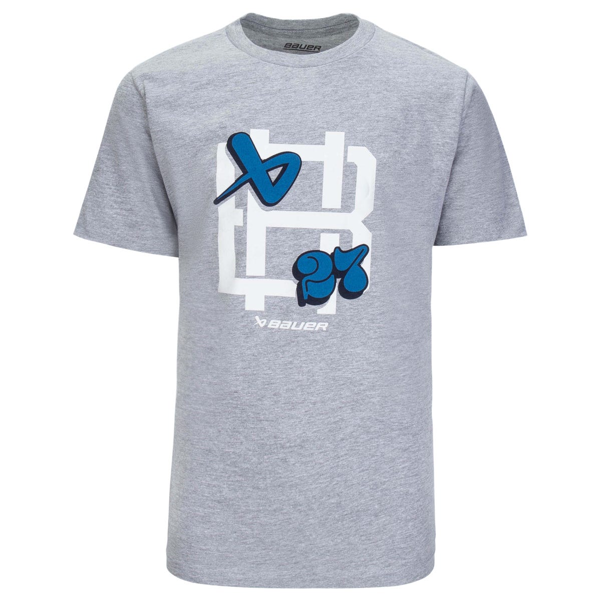Bauer Graphic Youth Short Sleeve T-Shirt in Grey Size Small