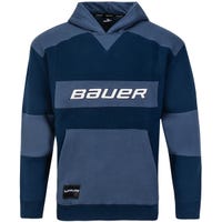 "Bauer Gamechanger Adult Pullover Hoodie in Navy/Grey Size XX-Large"