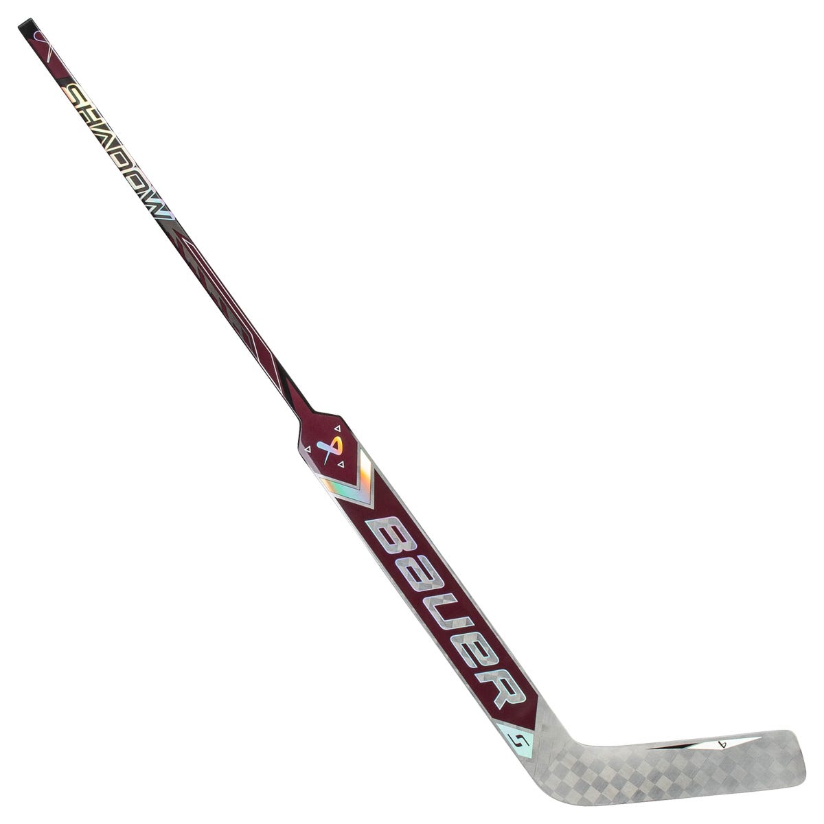 Bauer Supreme Shadow Senior Goalie Stick in Maroon Size 24in