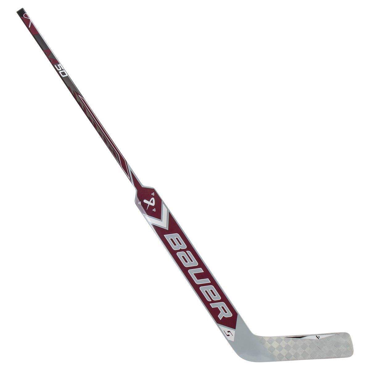 Bauer Supreme M50 Pro Senior Goalie Stick in Maroon Size 24in