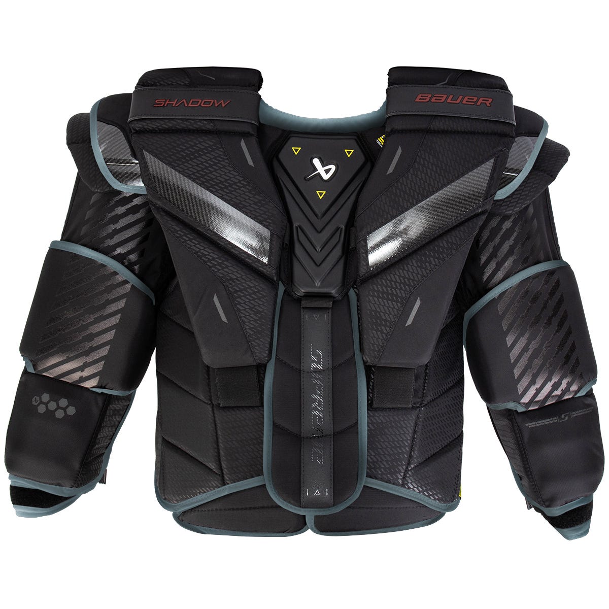 Bauer Supreme Shadow Senior Custom Goalie Chest & Arm Protector in Black Size Large