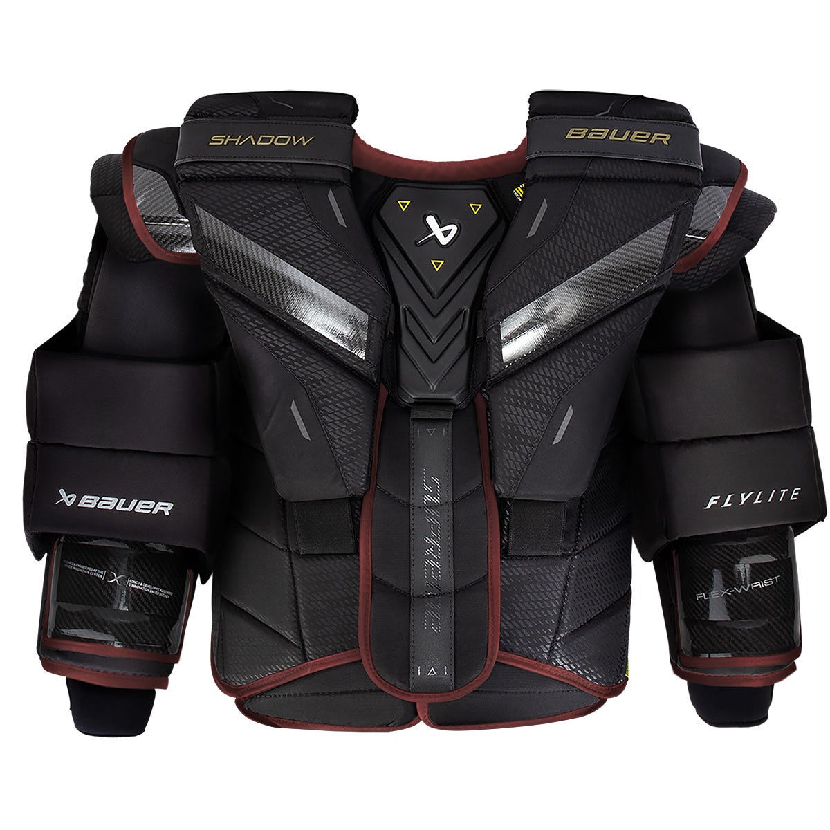 Bauer Supreme Shadow Senior Pro Custom Goalie Chest & Arm Protector in Black Size Large
