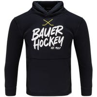 "Bauer Ultimate Youth Pullover Hoodie (2025) in Black Size Medium"