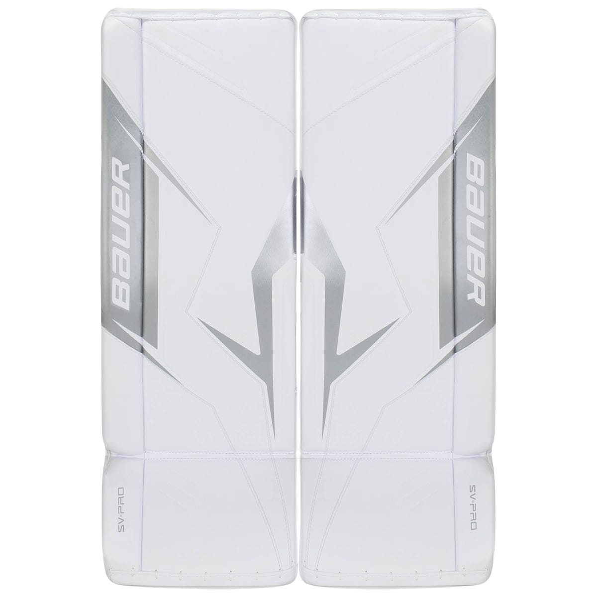 Bauer SV-Pro Senior Goalie Leg Pads in White Size Medium