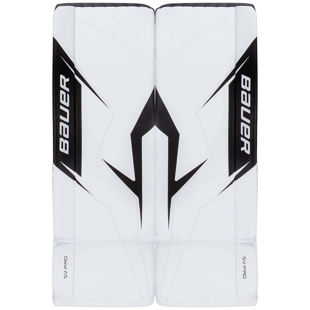 Bauer SV-Pro Senior Goalie Leg Pads in White/Black Size Medium