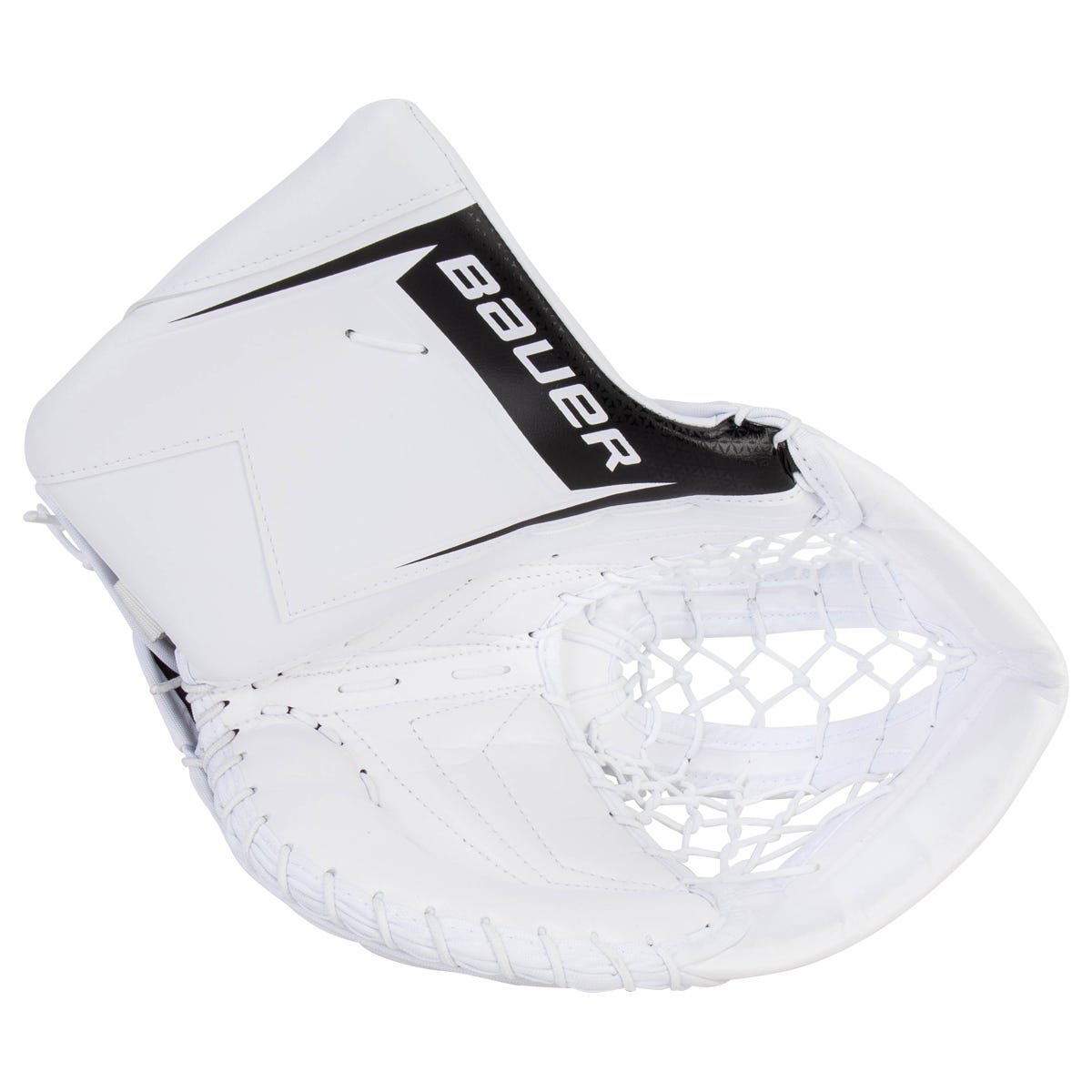 Bauer SV-Pro Intermediate Goalie Glove in White/Black