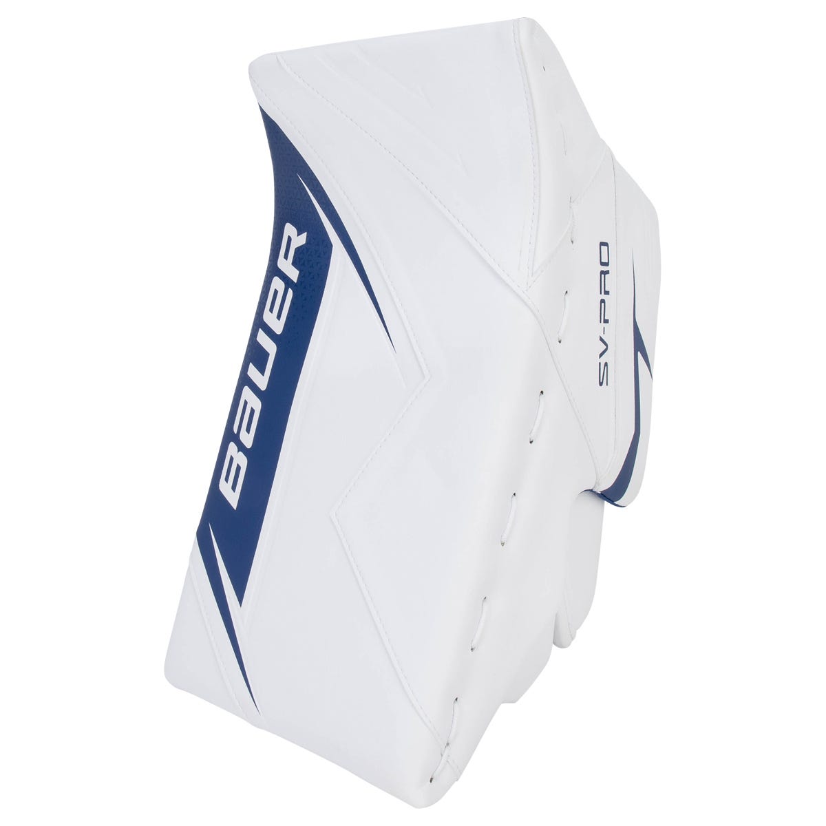 Bauer SV-Pro Senior Goalie Blocker in White/Blue