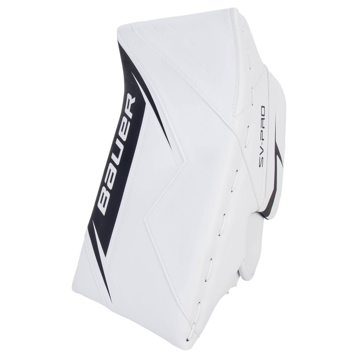 Bauer SV-Pro Senior Goalie Blocker in White/Navy