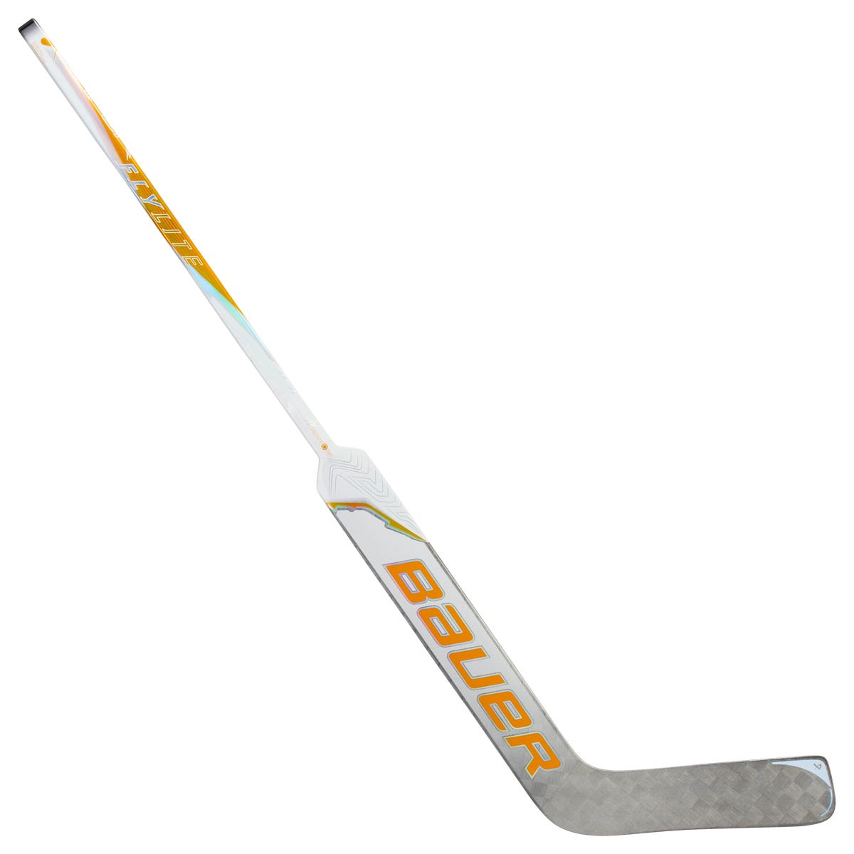 Bauer Vapor FlyLite Intermediate Goalie Stick in Silver/Gold Size 23in