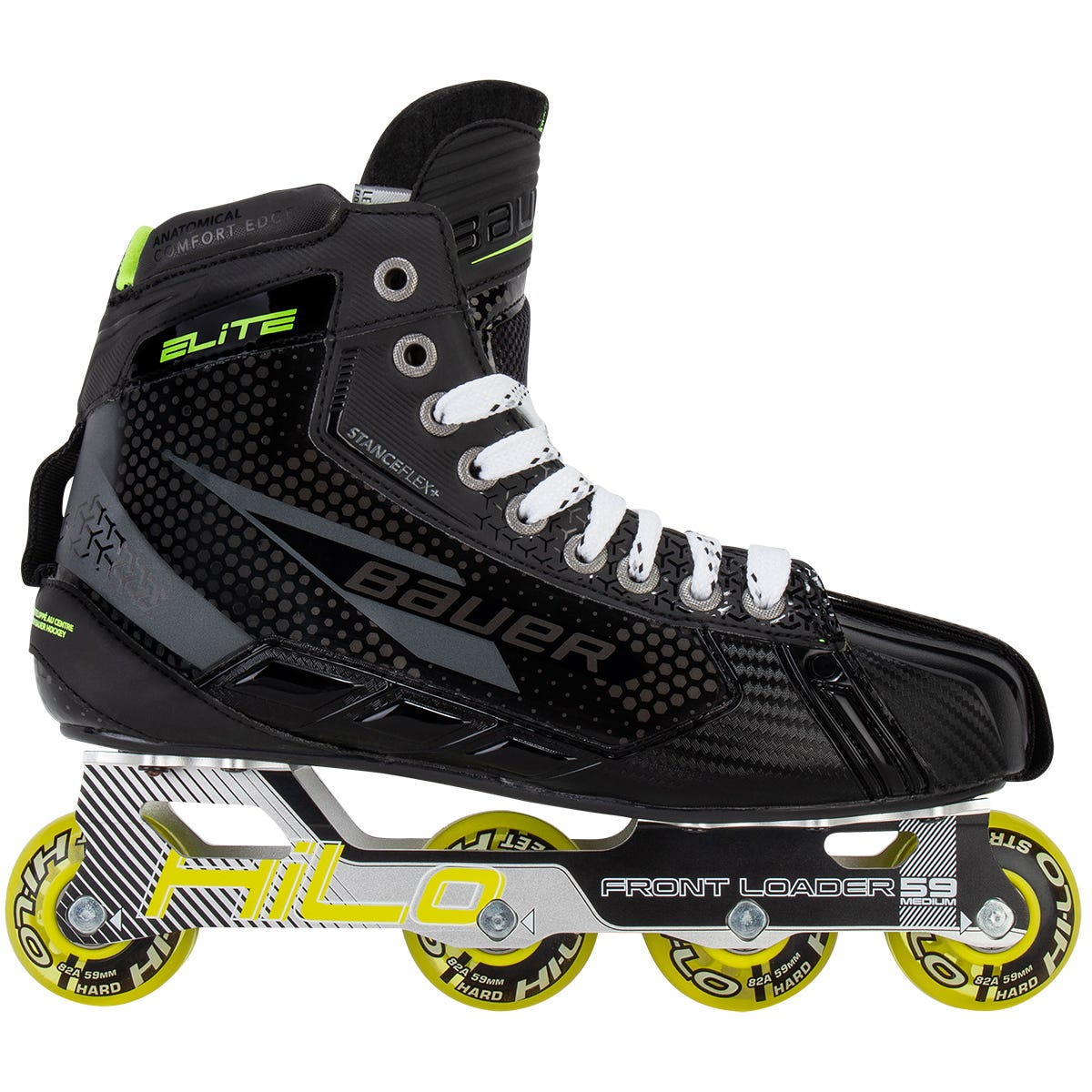 Bauer Elite Senior Roller Hockey Goalie Skates Size 8.5