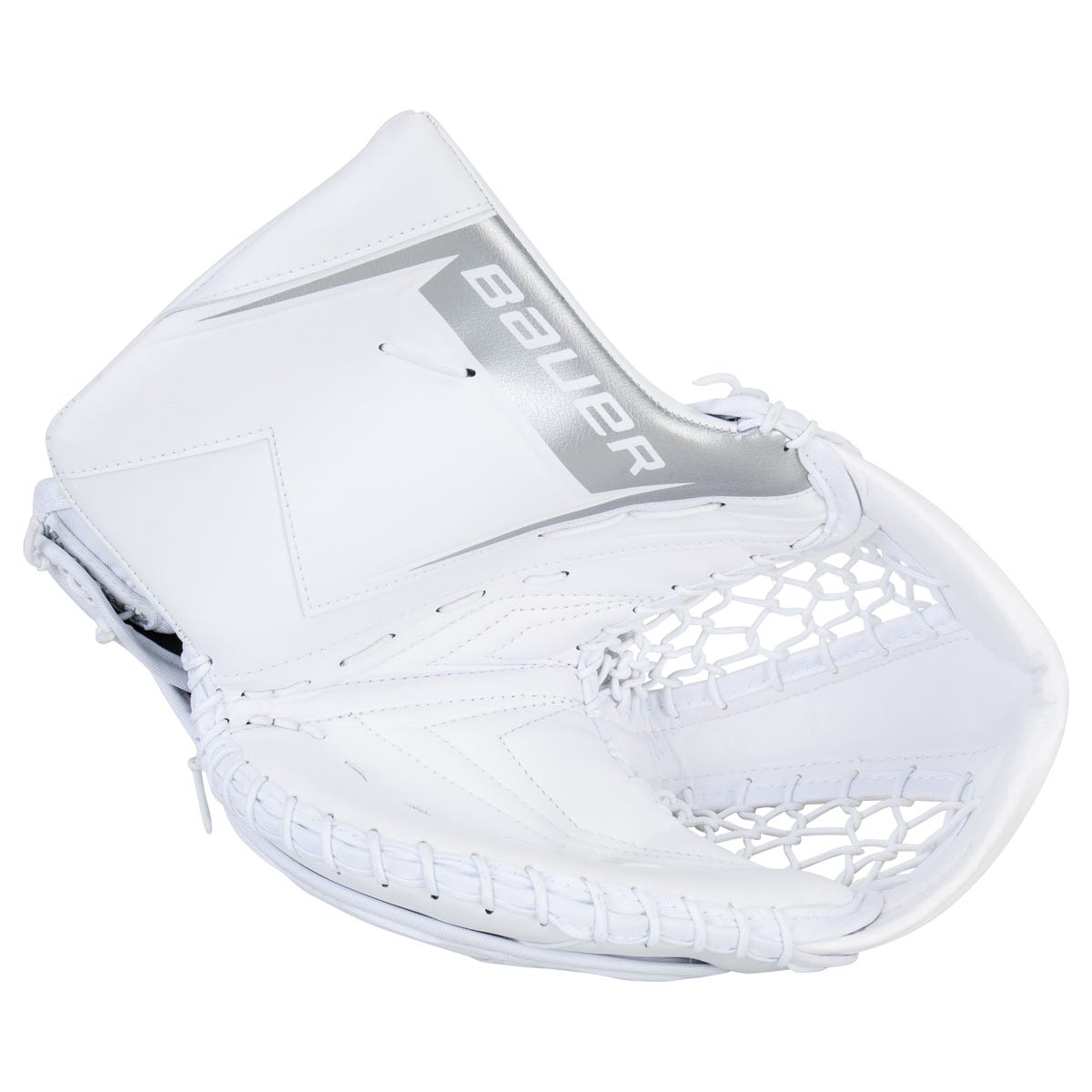 Bauer SV-90 Intermediate Goalie Glove in White