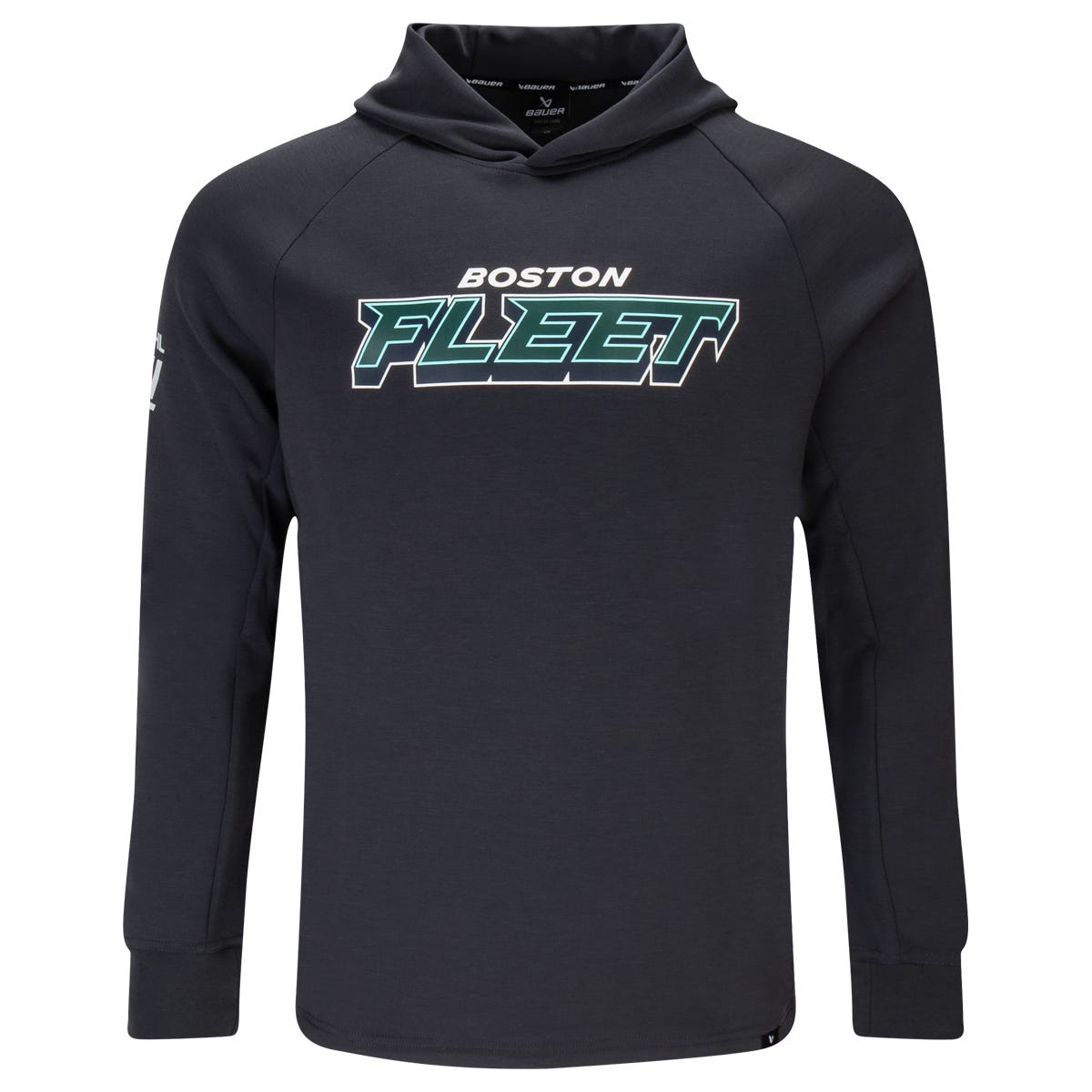 Bauer PWHL Boston Fleet Adult Pullover Hoodie in Black Size X-Large
