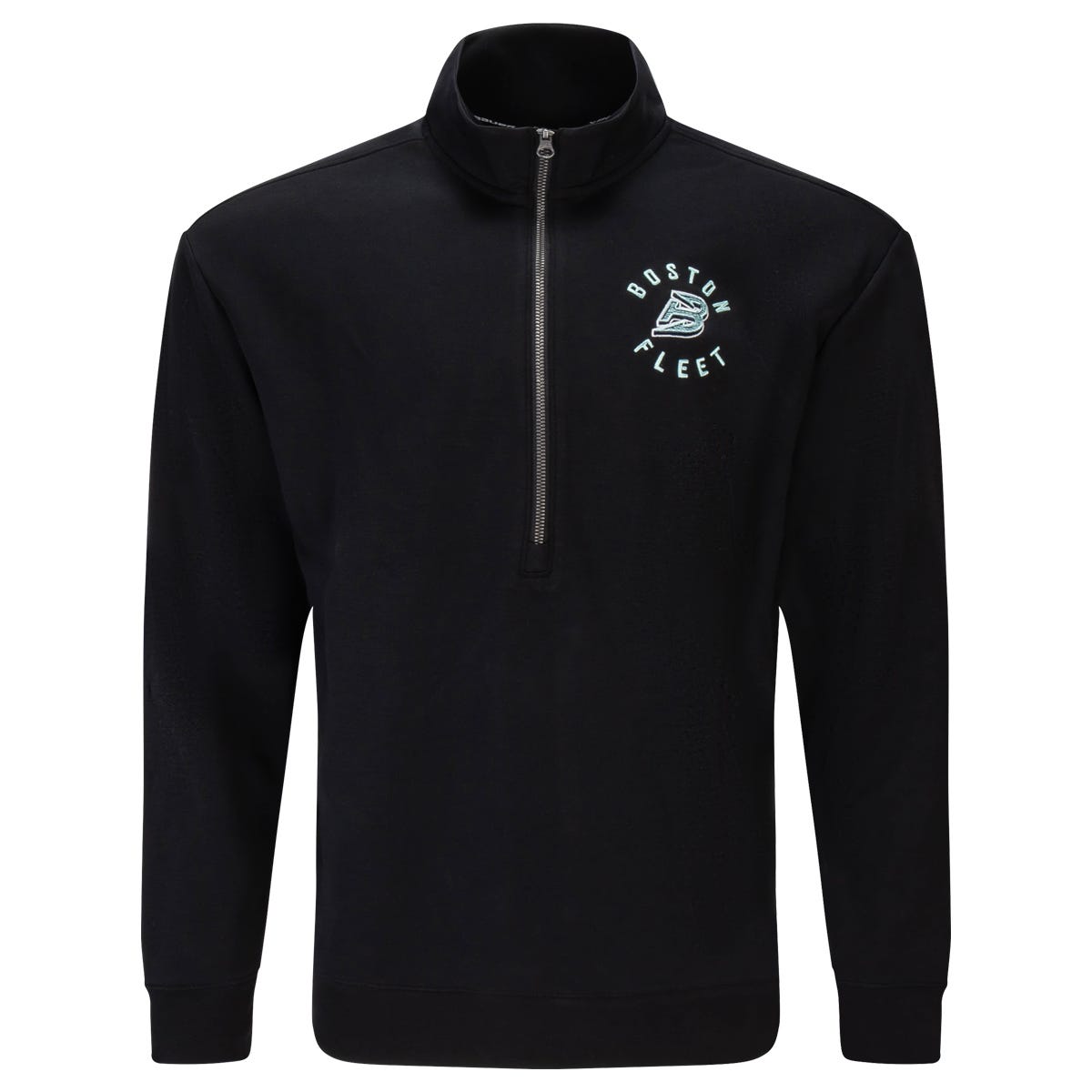 Bauer PWHL Boston Fleet Envoy Half-zip Sweatshirt in Black Size X-Large