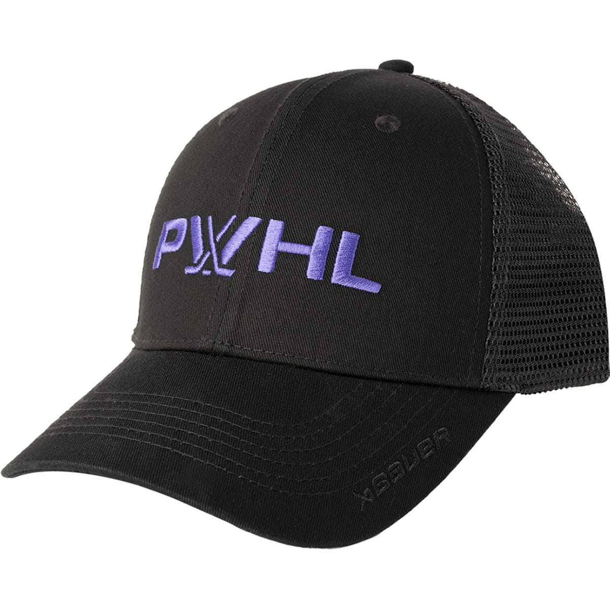 Bauer PWHL Adult Snapback Hat | 100% cotton in Black