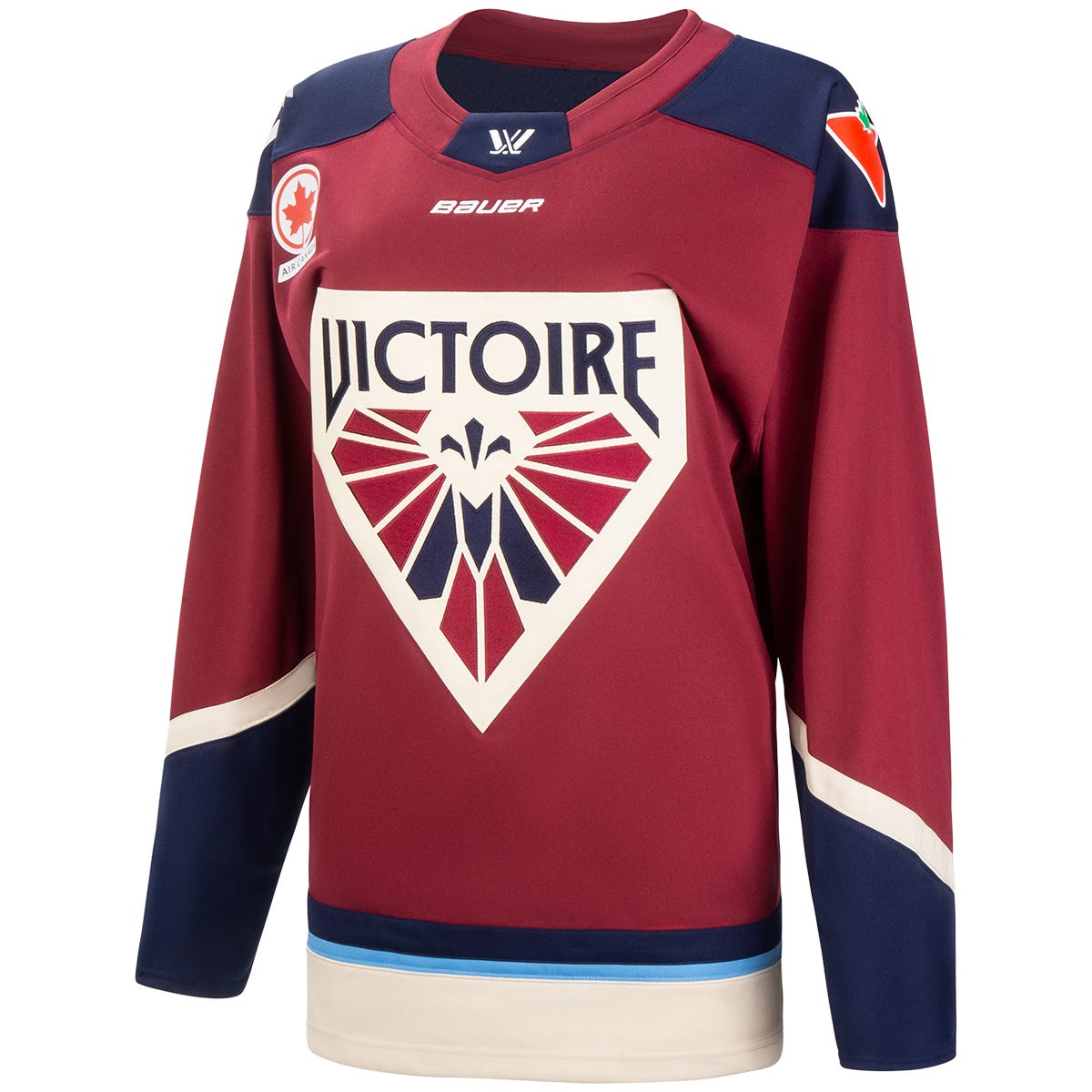 Bauer PWHL Replica Adult Hockey Jersey | 100% Polyester in Montreal Victoire Size Medium