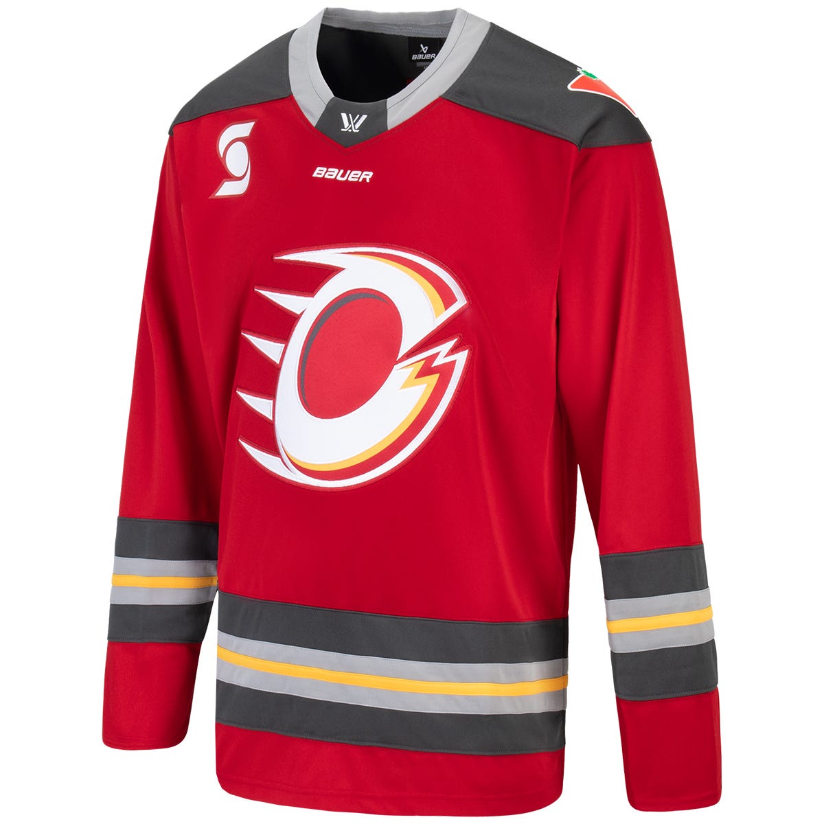 Bauer PWHL Replica Adult Hockey Jersey | 100% Polyester in Ottawa Charge Size X-Large