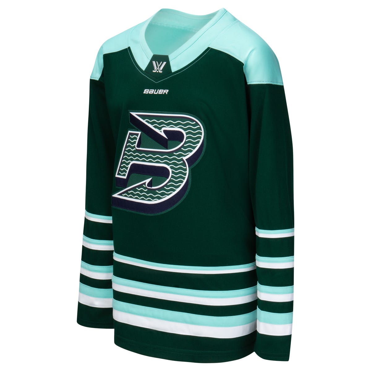 Bauer PWHL Replica Youth Hockey Jersey | 100% Polyester in Boston Fleet Size Large/X-Large