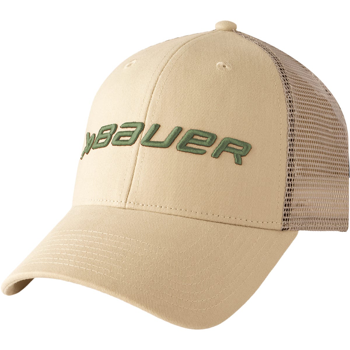 Bauer Everyday Adult Adjustable Hat in Tan/Green