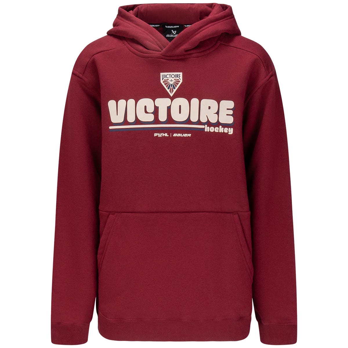 Bauer PWHL Youth Ultimate Hoodie (2026) in Montreal Victoire Size Small
