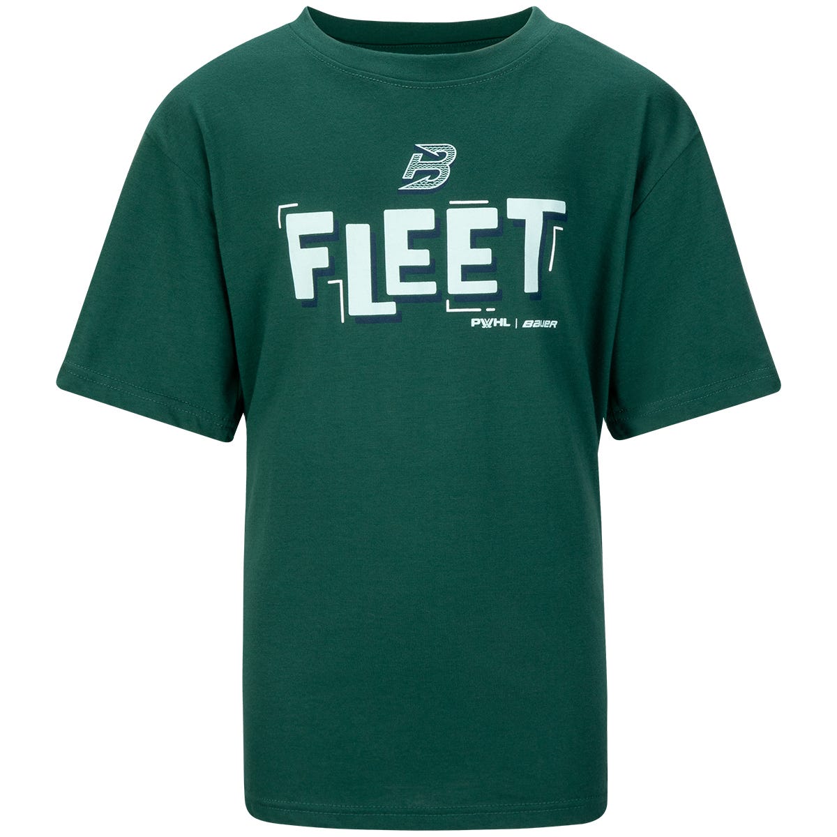 Bauer PWHL Youth T-Shirt (2026) in Boston Fleet Size Medium