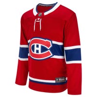 Fanatics Montreal Canadiens Premier Breakaway Blank Adult Hockey Jersey in Red Size X-Small