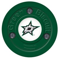 Green Biscuit Dallas Stars Training Puck