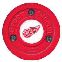 Green Biscuit Detroit Wings Training Puck in Red