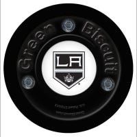 Green Biscuit Los Angeles Kings Training Puck in Black
