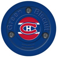 Green Biscuit Montreal Canadiens Training Puck in Blue