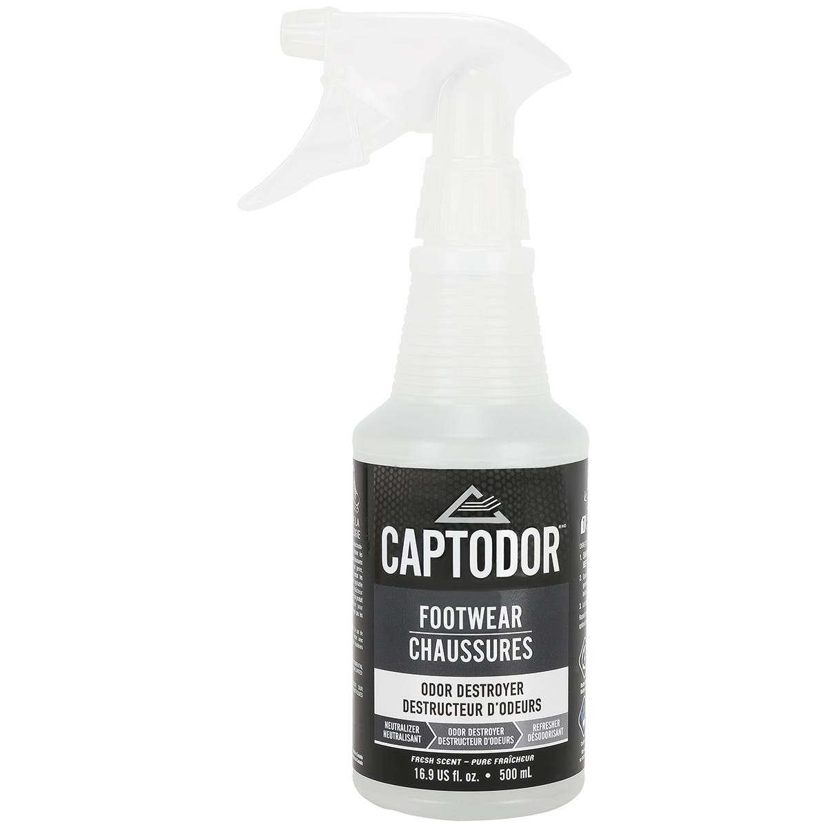 Captodor Sports Footwear Odor Destroyer Spray - 16.9oz/500ml