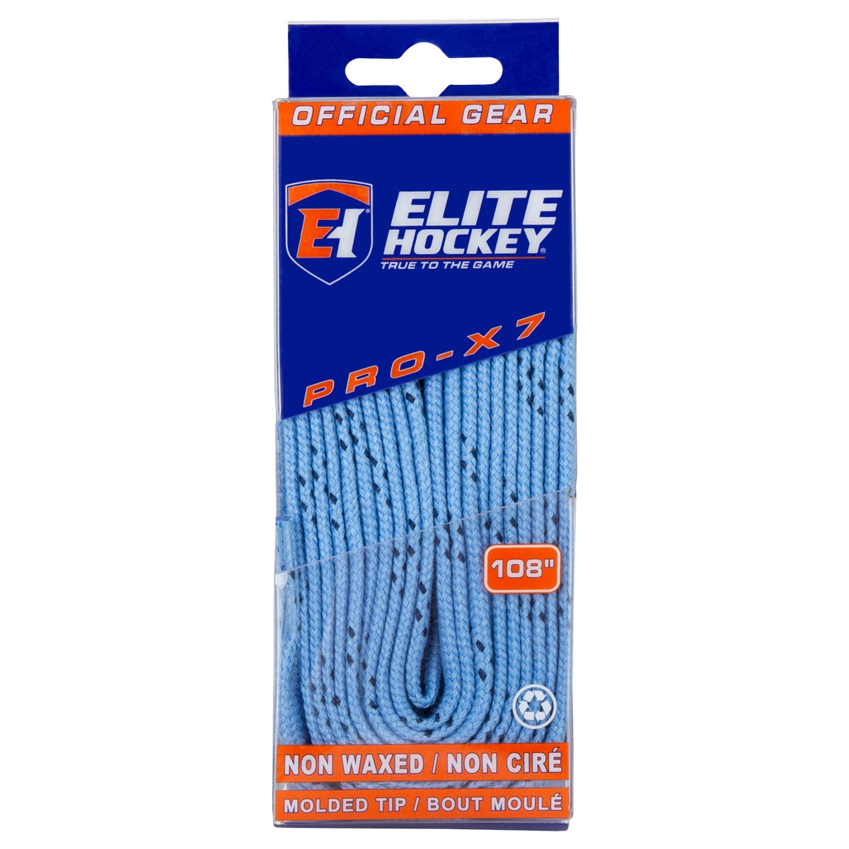 Elite PRO-X7 Wide Moulded Tip Laces in Navy/Blue