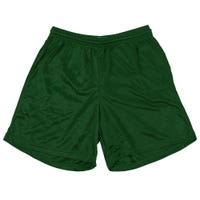 "Alleson 580P Adult Nylon Mesh Shorts in Dark Green Size Medium"