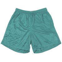 "Alleson 580P Adult Nylon Mesh Shorts in Teal Size XX-Large"